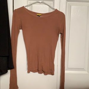 Long sleeve tight fitted top